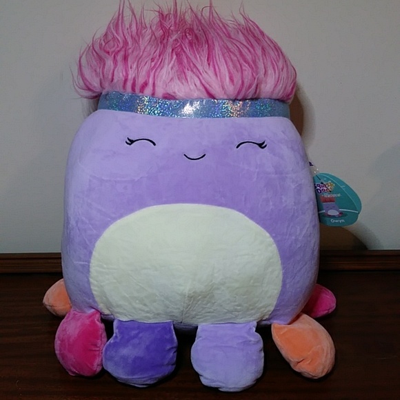 Squishmallows Squishdoos Owyn 14" Pink Purple Octopus Plush Stuffed Anim… - Picture 1 of 7